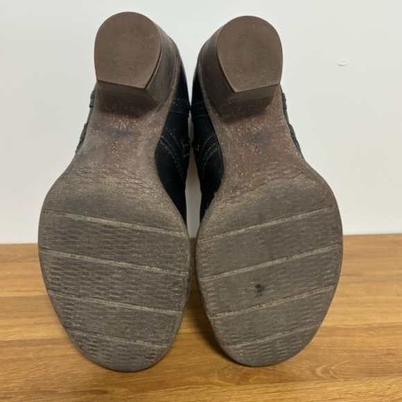 Clarks ladies Carleta Paris black leather ankle boots with size zip size 8.5 - Picture 12 of 14